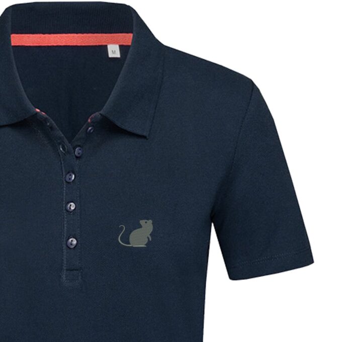 Moteriški polo marškinėliai „Pelė“ - Image 4