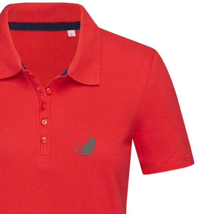 Moteriški polo marškinėliai „Pelė“ - Image 6