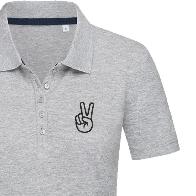Moteriški polo marškinėliai „Taika“ - Image 3