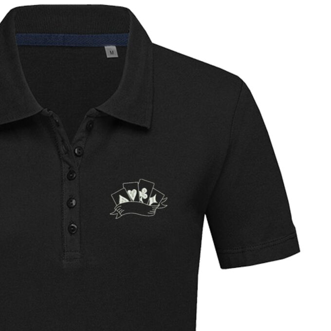Moteriški polo marškinėliai „Kortos“ - Image 2