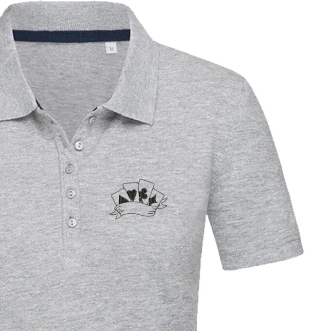 Moteriški polo marškinėliai „Kortos“ - Image 3