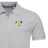Vyriški polo marškinėliai „LGBT širdutė“ - Image 3