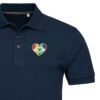 Vyriški polo marškinėliai „LGBT širdutė“ - Image 4