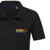 Moteriški polo marškinėliai „LGBT vėliava“ - Image 2
