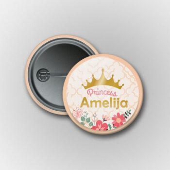 Prisegamas ženklelis „Princess“