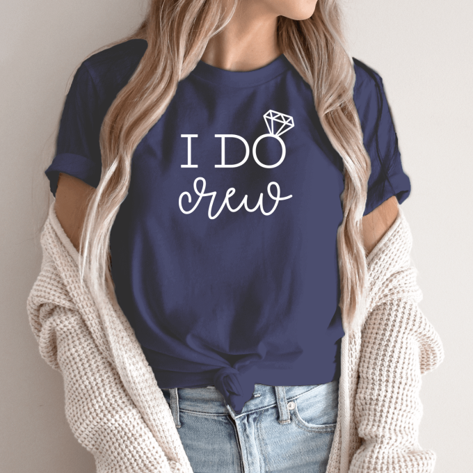Mergvakario marškinėliai „I Do Crew“ - Image 4