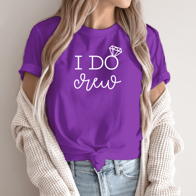 Mergvakario marškinėliai „I Do Crew“ - Image 3