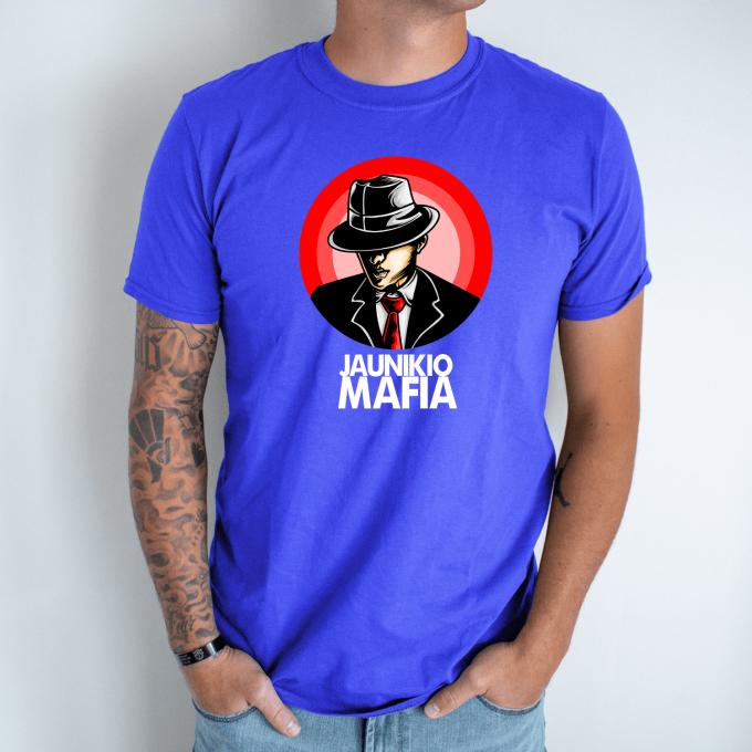 Bernvakario marškinėliai „Jaunikio Mafija“ - Image 6