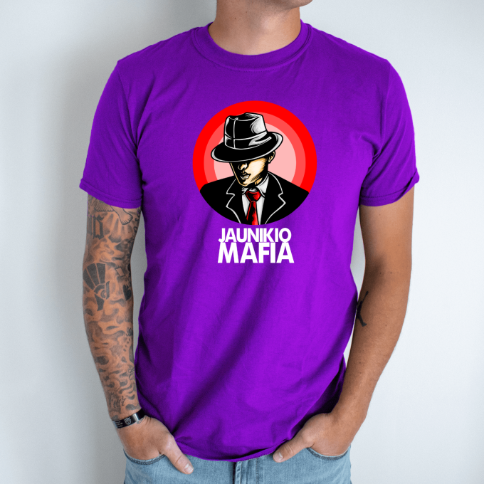 Bernvakario marškinėliai „Jaunikio Mafija“ - Image 3