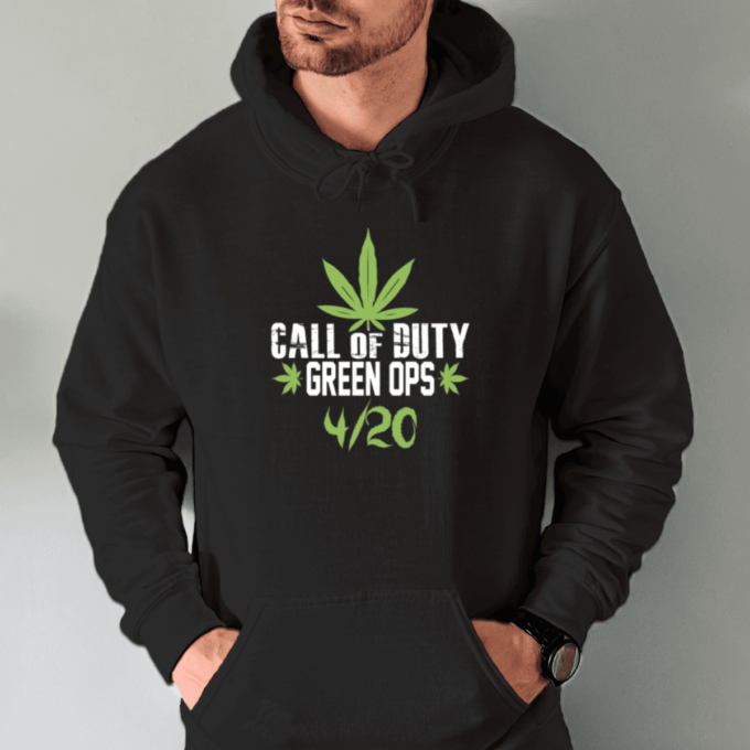 Unisex džemperis su spauda „Call of Duty: Green Ops“