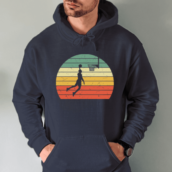 Unisex džemperis su spauda „Retro Krepšinis“ - Image 3