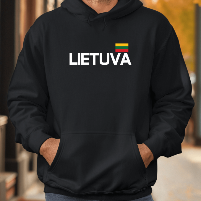 Unisex džemperis su spauda „Lietuva“ - Image 4