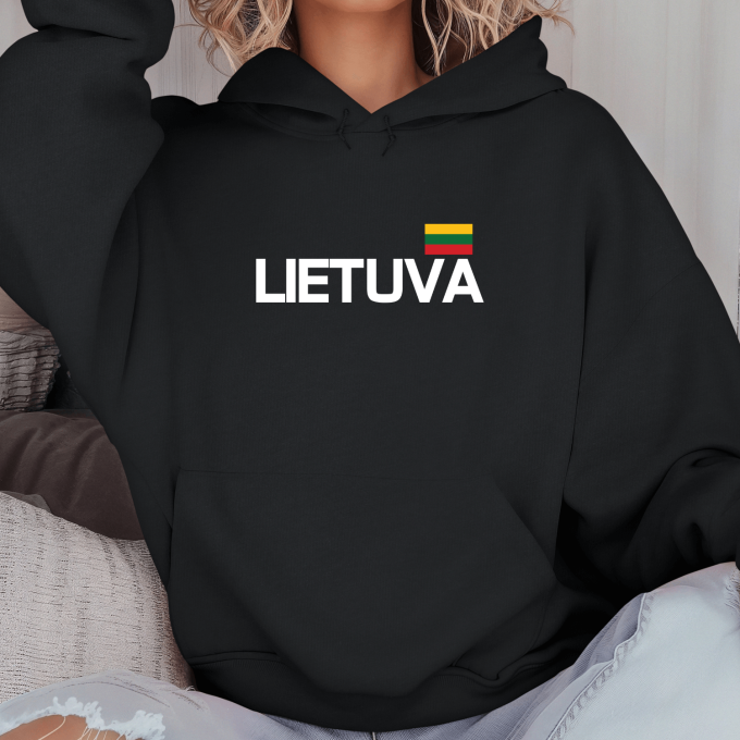Unisex džemperis su spauda „Lietuva“ - Image 8