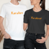 Unisex marškinėliai porai „Karalių pora“ - Image 2