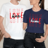 Unisex marškinėliai porai „Vienas kito meilė“ - Image 4