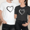Unisex marškinėliai porai „Širdelė“ - Image 3