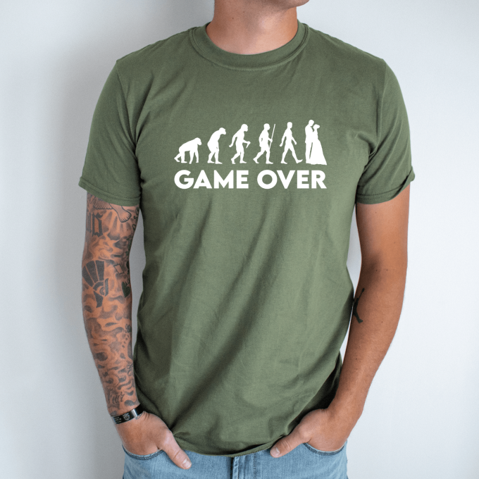 Bernvakario marškinėliai „Game Over“ - Image 3