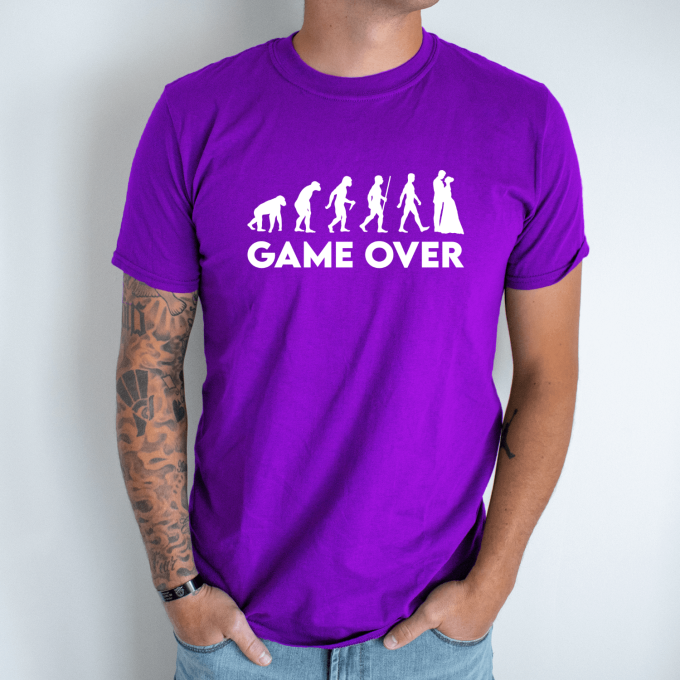 Bernvakario marškinėliai „Game Over“ - Image 4