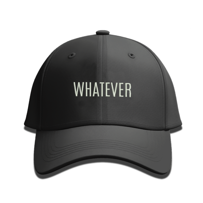 Kepurė su snapeliu „Whatever“