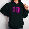 Unisex džemperis su spauda „18“ - Image 2