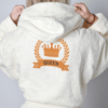Siuvinėtas unisex chalatas „Queen“ - Image 4
