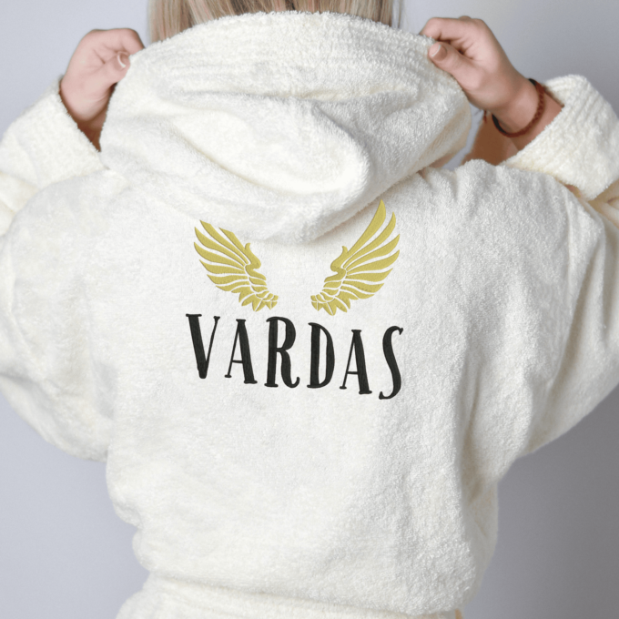 Siuvinėtas unisex chalatas „Jūsų vardas“