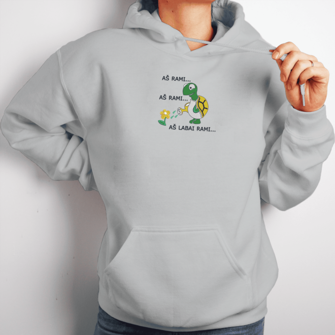 Siuvinėtas unisex džemperis „Aš rami...“