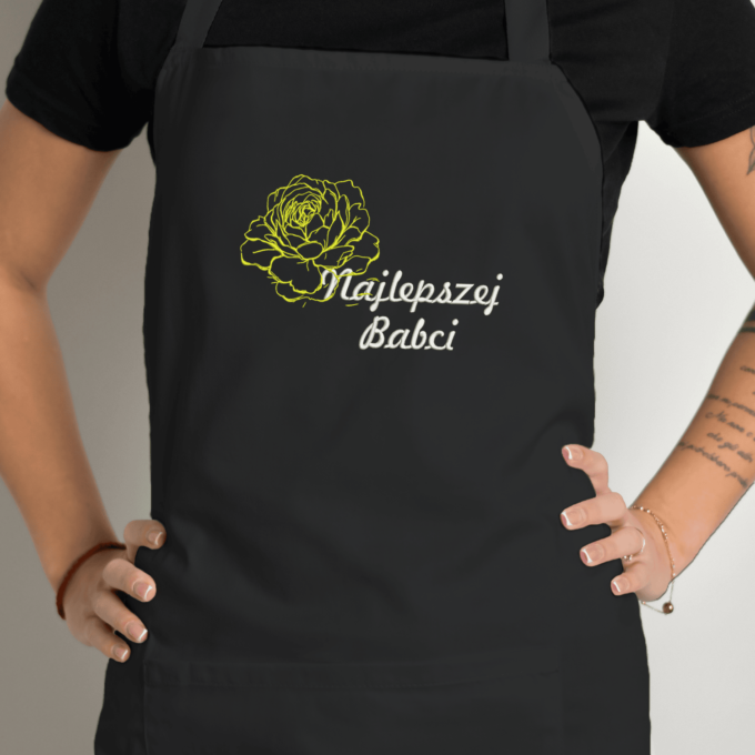 Siuvinėta prijuostė „Najlepszej Babci“ - Image 5