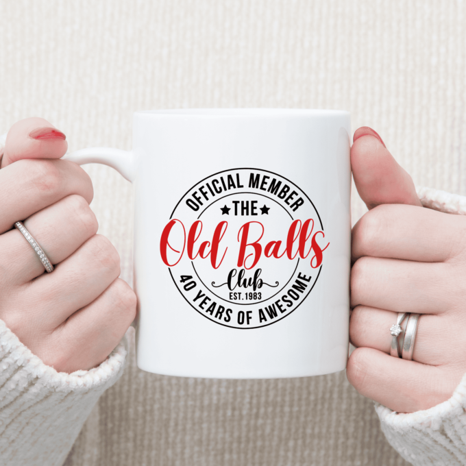 Puodelis „Old Balls Club - 40“