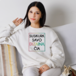 Unisex džemperis su Jūsų dizainu | Be kapišono