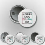 Ženkliukas / Magnetukas / Veidrodėlis / Atidarytuvas su Jūsų dizainu