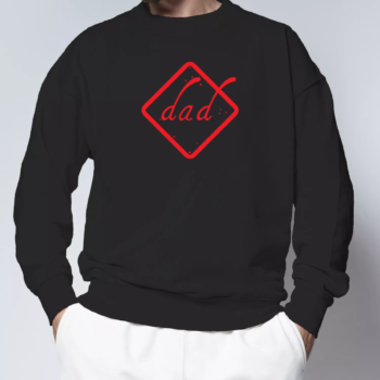 juoda-unisex-dzemperis-su-spauda-dad