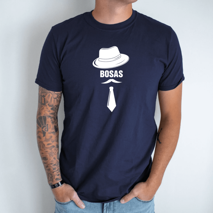 Unisex marškinėliai su spauda „Ponas Bosas“