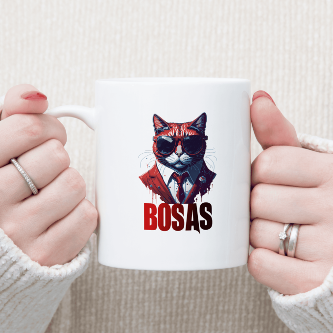 Puodelis „Katinas Bosas“