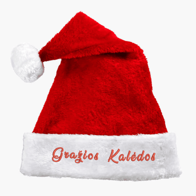 Kalėdinė kepurė „Gražios Kalėdos“ - Image 3