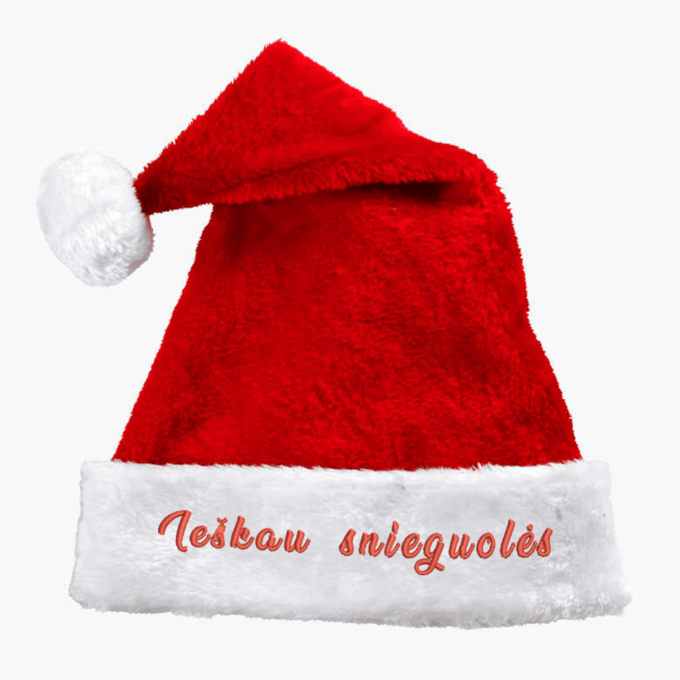 Kalėdinė kepurė „Ieškau snieguolės“ - Image 2
