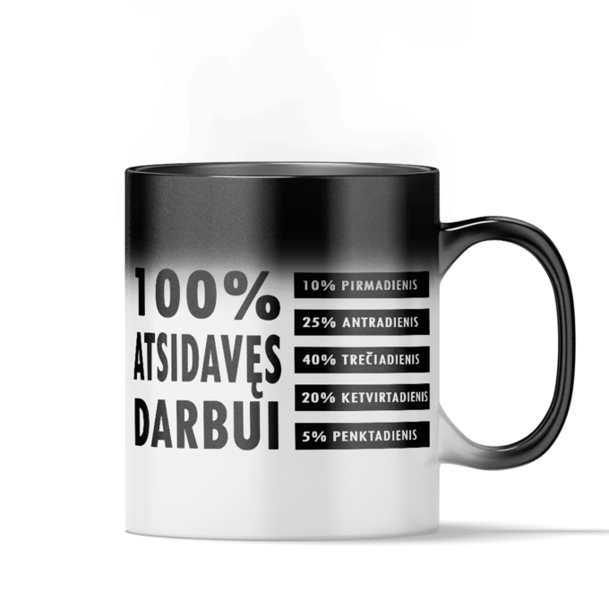 Magiškas puodelis „Atsidavęs darbui“