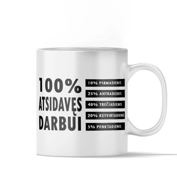 Magiškas puodelis „Atsidavęs darbui“ - Image 2