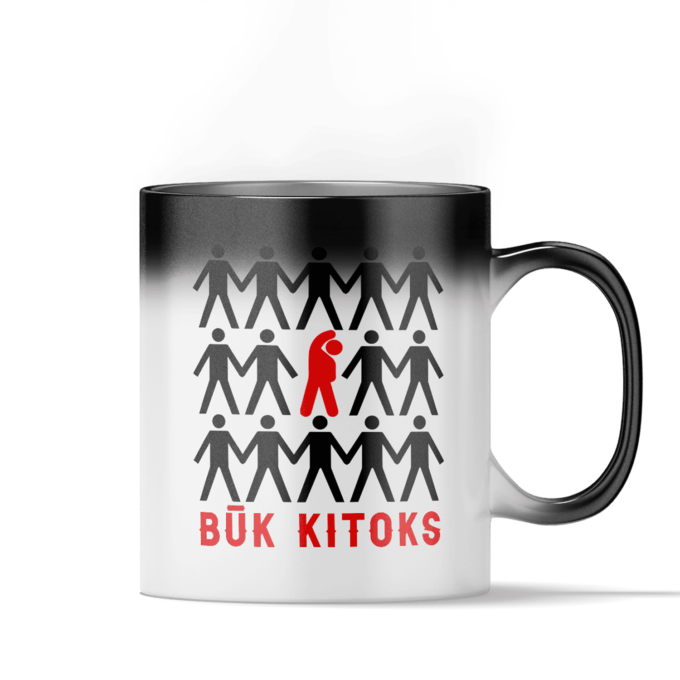Magiškas puodelis „Būk kitoks“