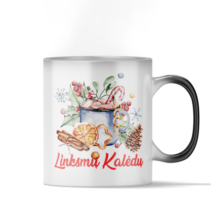 Magiškas puodelis „Linksmų Kalėdų“ - Image 2