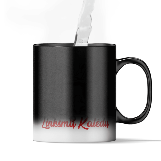 Magiškas puodelis „Linksmų Kalėdų“ - Image 3