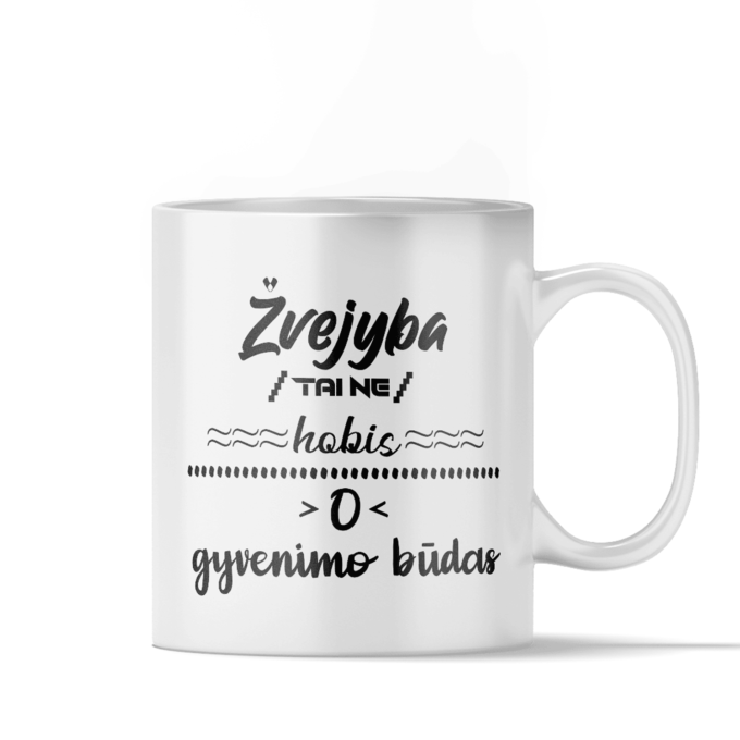 Magiškas puodelis „Žvejyba ne hobis“ - Image 2