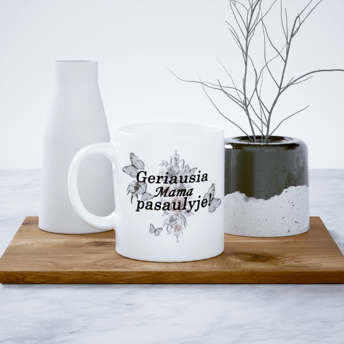 Puodelis „Geriausia mama pasaulyje“