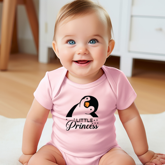 Vaikiškas bodžiukas su spauda "Little Princess"