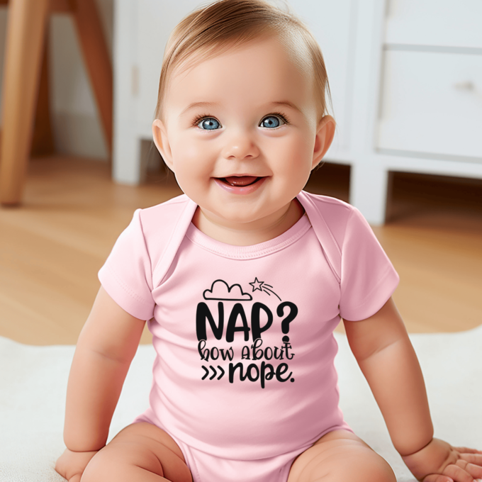 Vaikiškas bodžiukas su spauda "Nap?" - Image 2