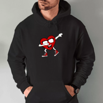 juoda-unisex-dzemperis-su-spauda-dabbing-heart