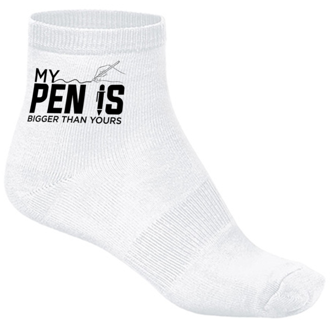 Kojinės su spauda „Pen“ - Image 2