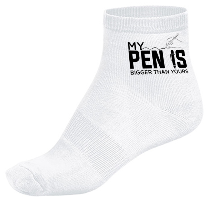 Kojinės su spauda „Pen“ - Image 3