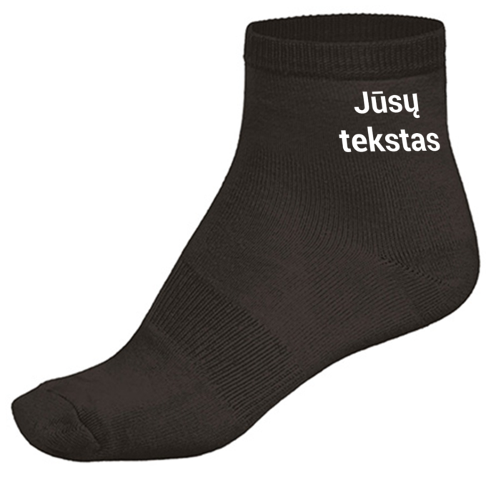 Kojinės su spauda „Jūsų tekstas“ - Image 4