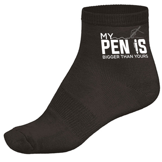 Kojinės su spauda „Pen“ - Image 4
